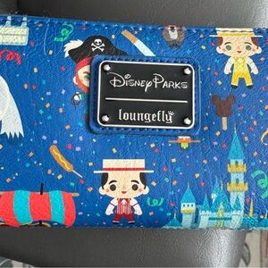 Loungefly Disney Parks Blue Wallet